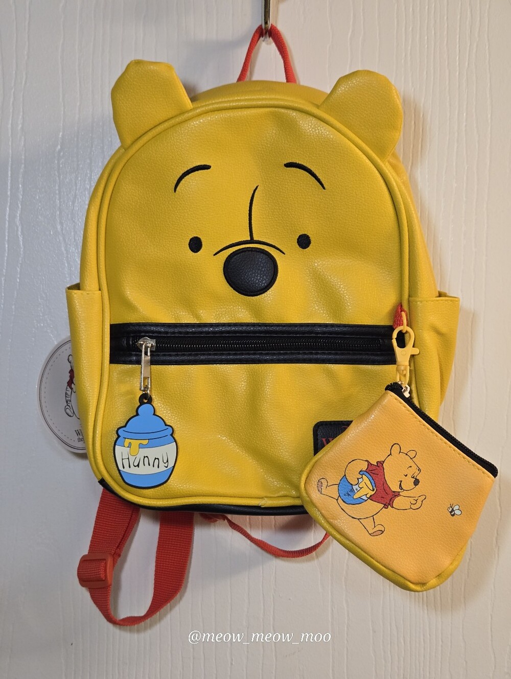 Winnie the Pooh Mini Backpack w/ Detachable Pouch & Hunny Charm